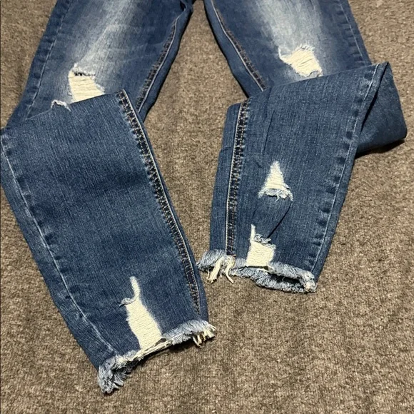 Resfeber Los Angeles Collection Boyfriend Jeans Sz 6 | Distressed Frayed Hem NWT - Picture 11 of 13